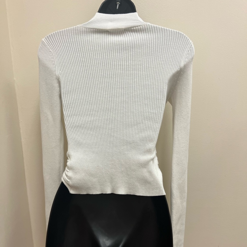 Princes Polly White Long Sleeve Top xs/s - Picture 2 of 3
